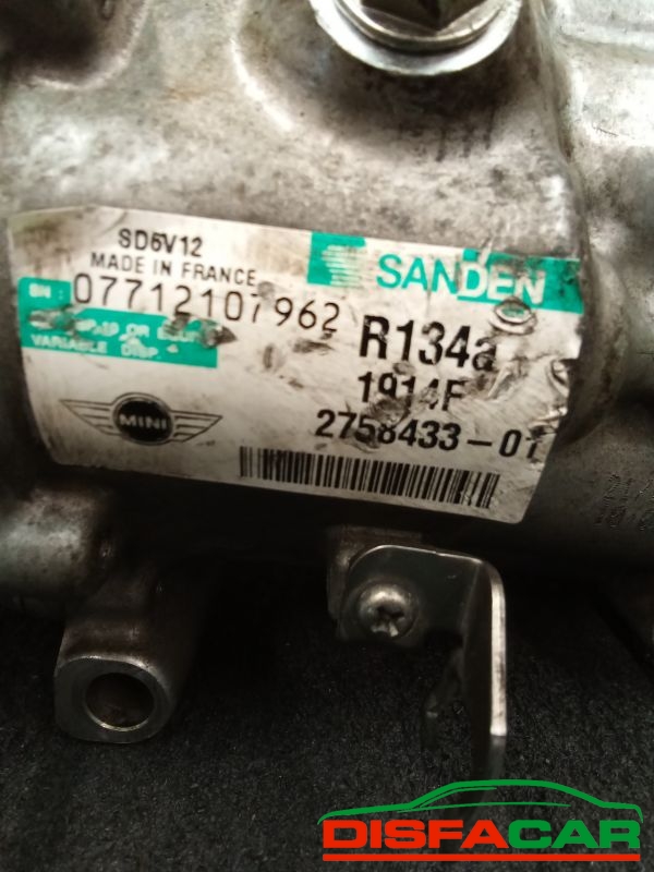 Compressore clima usato MINI Cooper (R55/R56) 2A SERIE CLUBMAN 2007, codice 1914f – foto 2 di 10