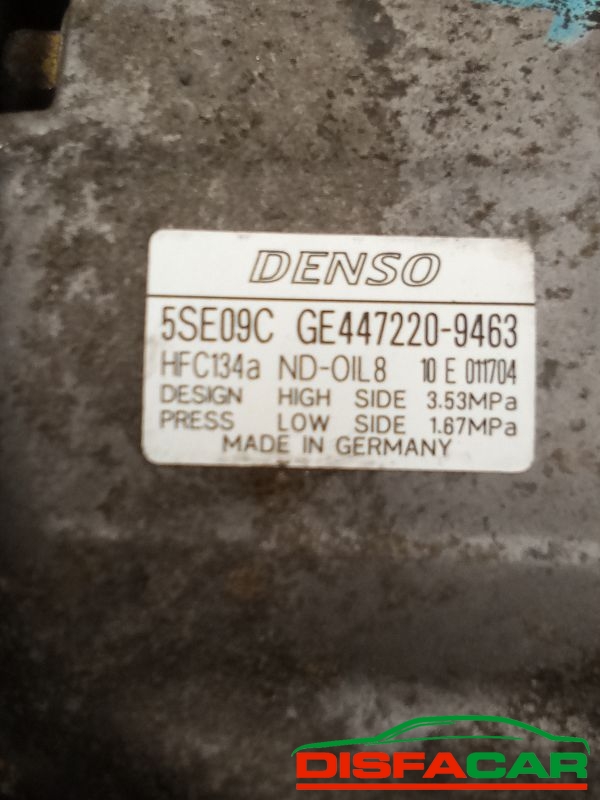 Compressore clima usato Toyota Yaris 1999, codice 447220-9463 – foto 2 di 10