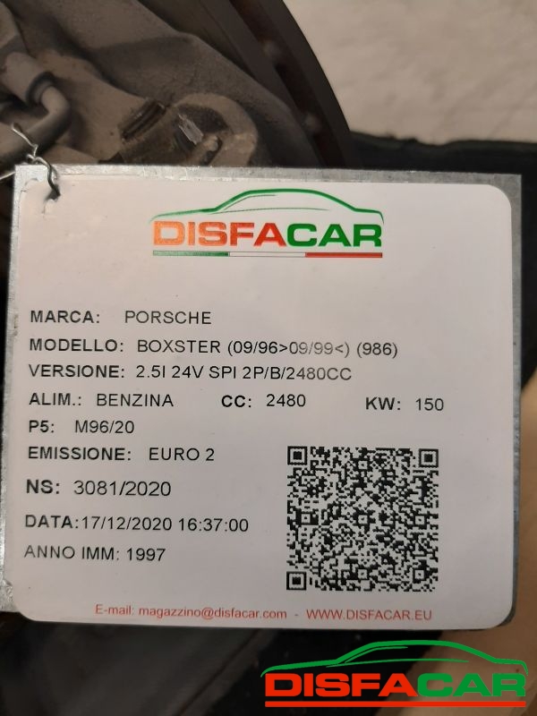 Assale posteriore usato Porsche Boxster 1996, codice M96/20 – foto 10 di 10