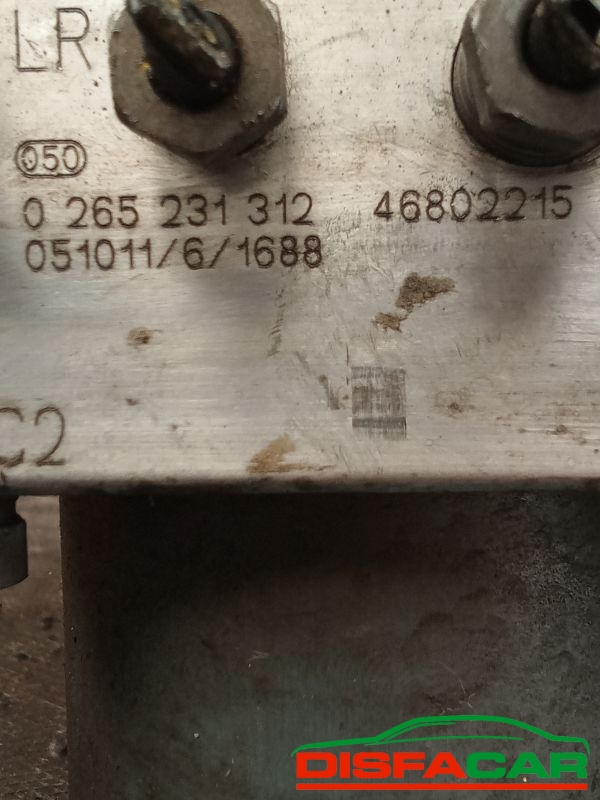 Centralina ABS usata Fiat Panda 2A SERIE 2003, codice 0265231312 – foto 3 di 8