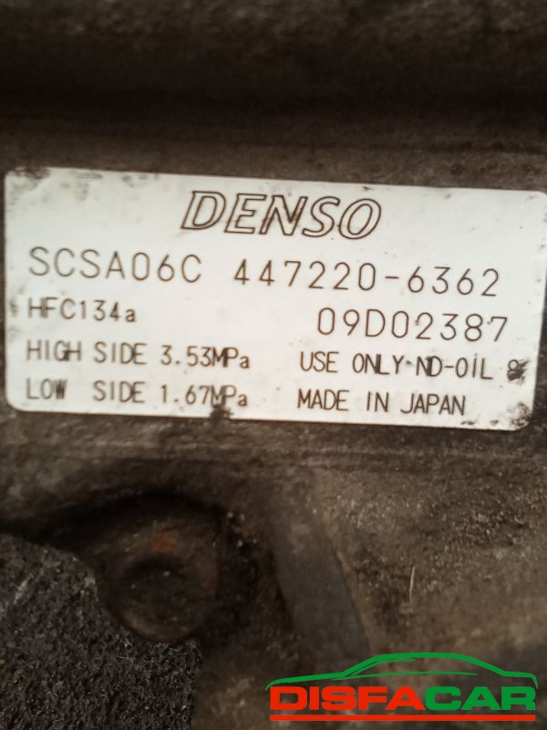 Compressore clima usato Toyota Corolla D-4D 2000, codice denso – foto 2 di 10