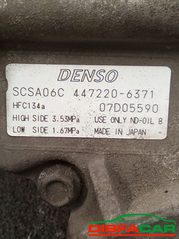 Compressore clima usato Toyota Corolla Verso 2001, codice denso – foto 2 di 10