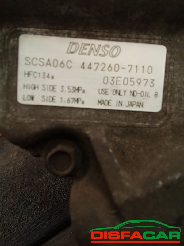 Compressore clima usato Toyota Corolla Verso VVT-I 2001, codice denso – foto 2 di 10
