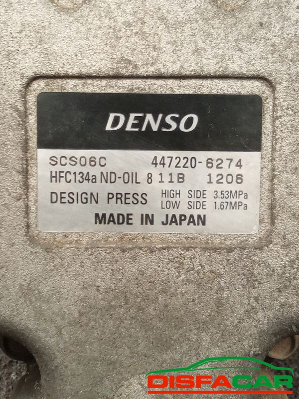 Compressore clima usato Toyota Corolla 2000, codice denso – foto 2 di 10