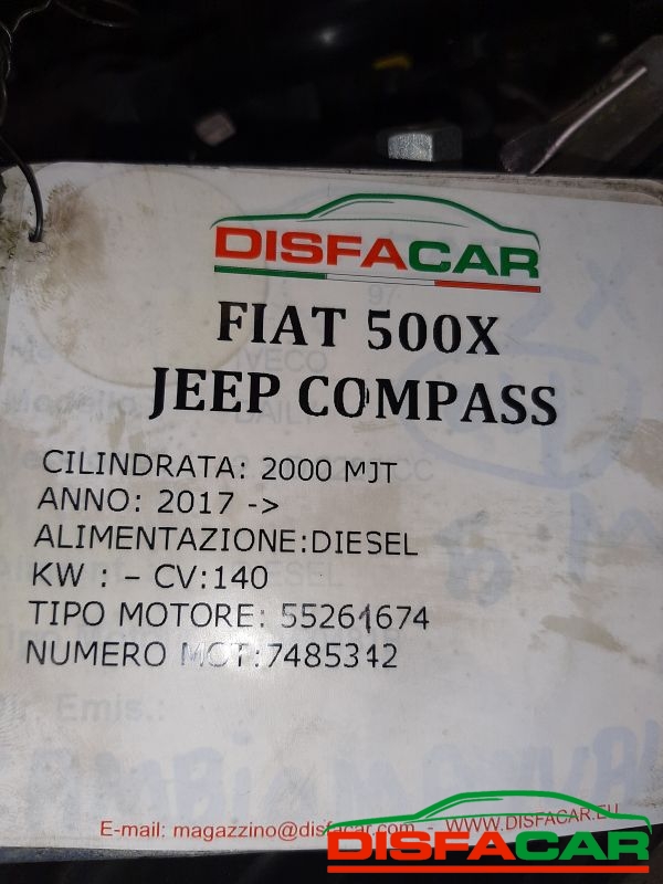 Motore usato Fiat 500X JEEP COMPASS CAMBIO AUTOMATICO 2017, codice 55261674 – foto 12 di 13