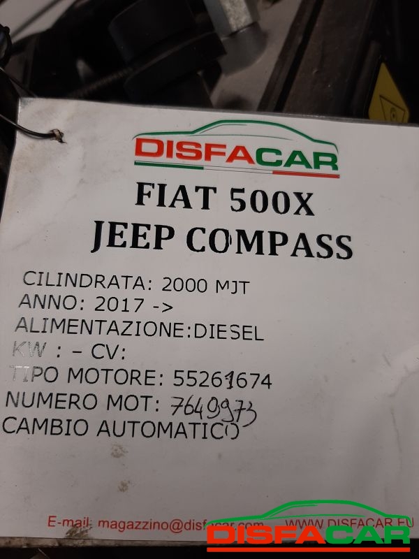 Motore usato Fiat 500X JEEP COMPASS CAMBIO AUTOMATICO 2017, codice 55261674 – foto 13 di 14