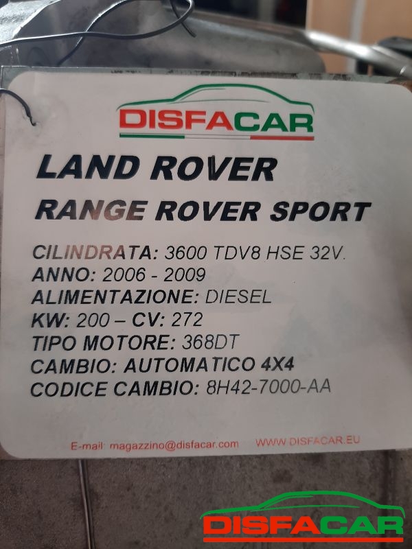 Cambio usato Land Rover Range Rover Sport 4x4 AUTOMATICO 2006, codice 8h42-7000-aa – foto 16 di 17