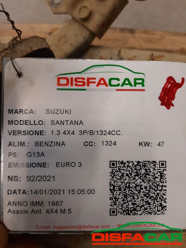 Assale anteriore con differenziale 4x4 usato Suzuki Santana 4x4 MANCA SCATOLA GUIDA E BALESTRA 1987… – foto 16 di 16