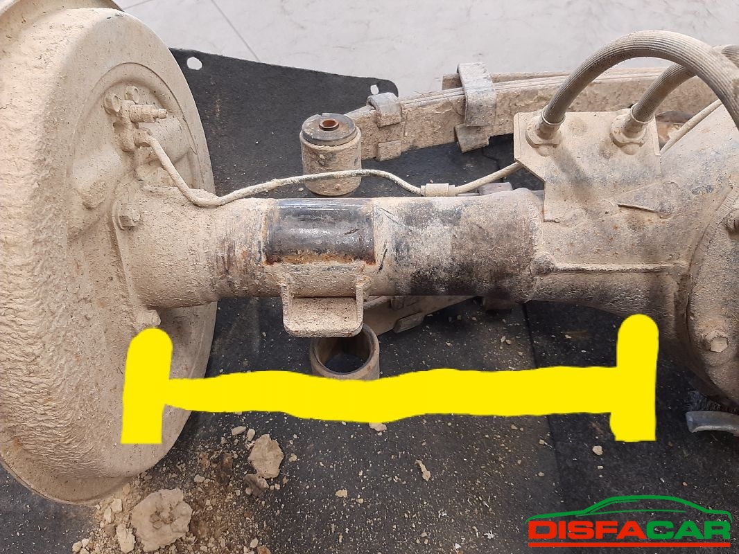 Differenziale posteriore usato Suzuki Santana 4x4 1987, codice G13A – foto 5 di 11