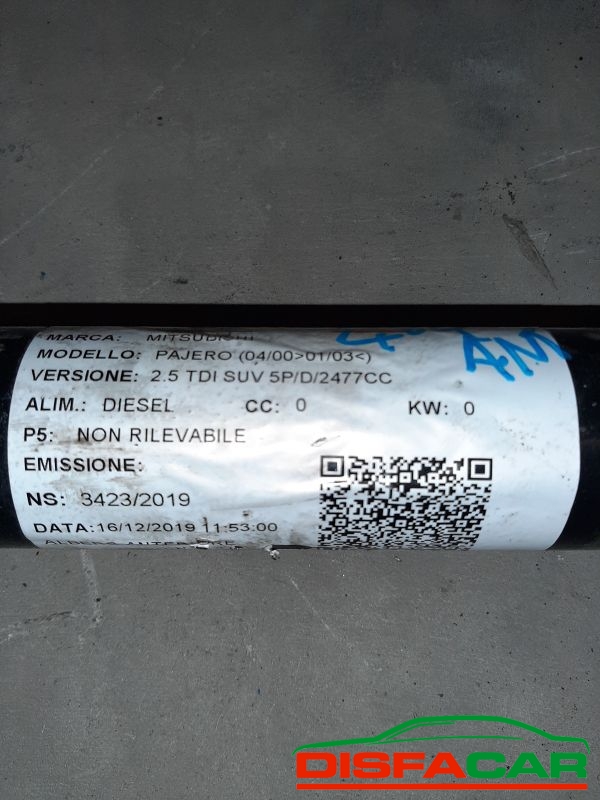 Albero di trasmissione usato Mitsubishi Pajero 2000 – foto 8 di 8