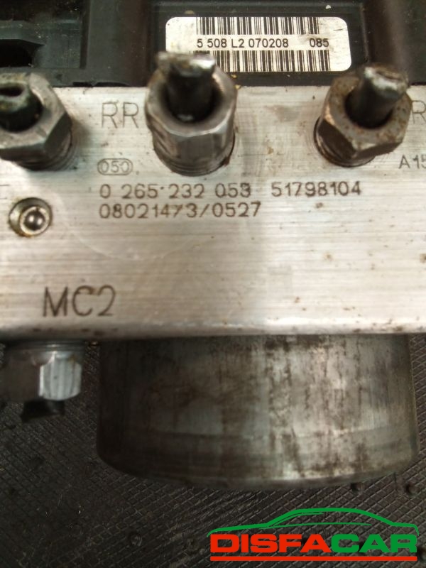 Centralina ABS usata Fiat Grande Punto 2005, codice 0265232053 – foto 3 di 8