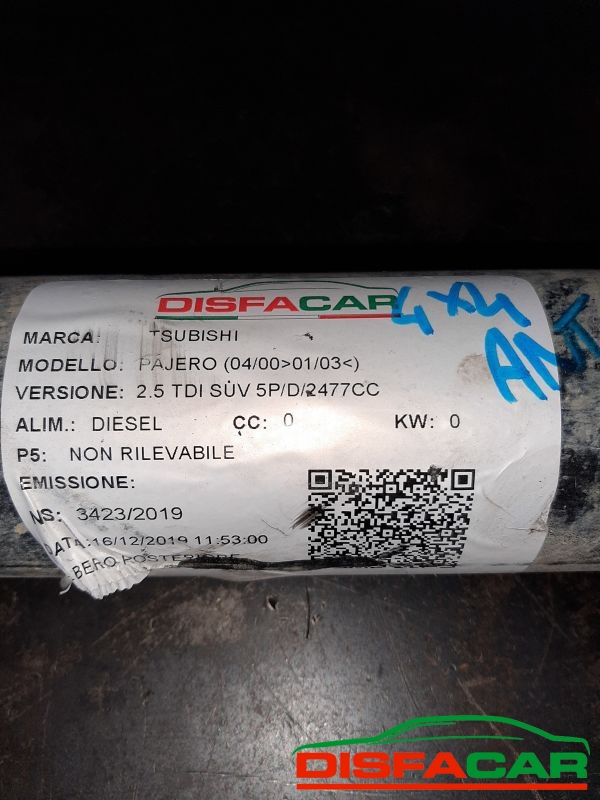 Albero di trasmissione usato Mitsubishi Pajero 2000 – foto 9 di 9