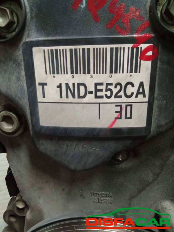 Motore usato Toyota Auris (JPP) NANCA FRIZIONE 2007, codice 1ndtv – foto 10 di 12