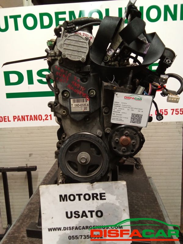 Motore usato Toyota Auris (JPP) NANCA FRIZIONE 2007, codice 1ndtv – foto 12 di 12