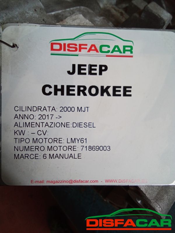 Cambio usato Jeep Cherokee 2017, codice LMY61 – foto 13 di 14