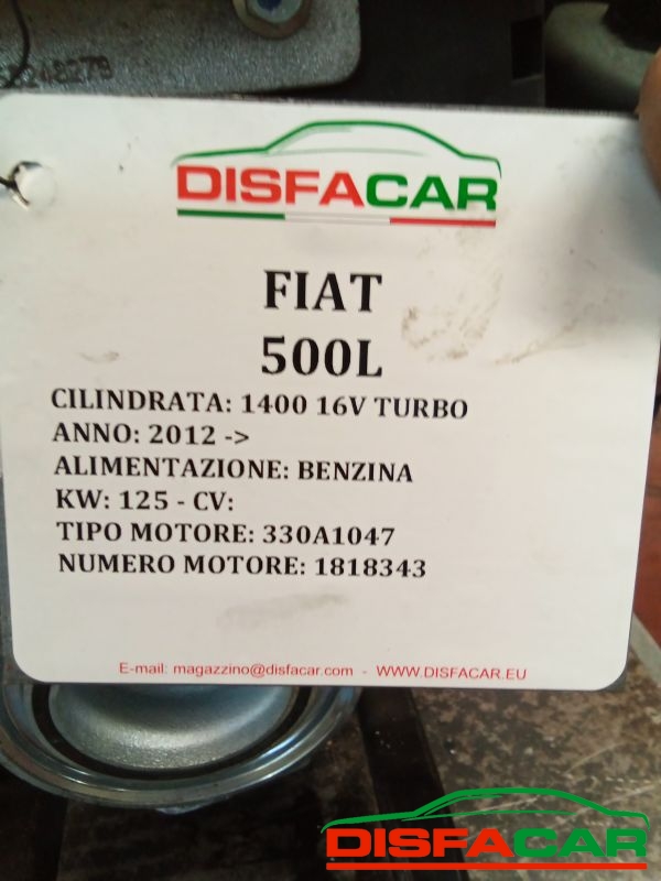 Motore usato Fiat 500L 2012, codice 330A1047 – foto 11 di 12