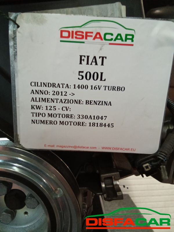 Motore usato Fiat 500L 2012, codice 330A1047 – foto 11 di 13