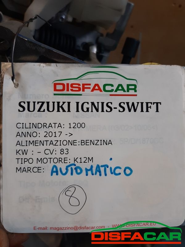 Cambio usato Suzuki Ignis SWIFT AUTOMATICO 2017, codice K12M – foto 11 di 12