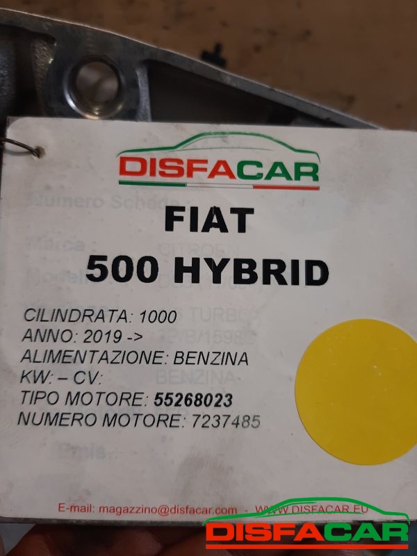 Cambio usato Fiat 500 HYBRID 2019, codice 55268023 – foto 11 di 12