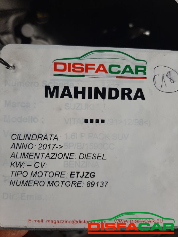 Cambio usato Mahindra ROBOTIZZATO 2017, codice ETJZG – foto 11 di 14