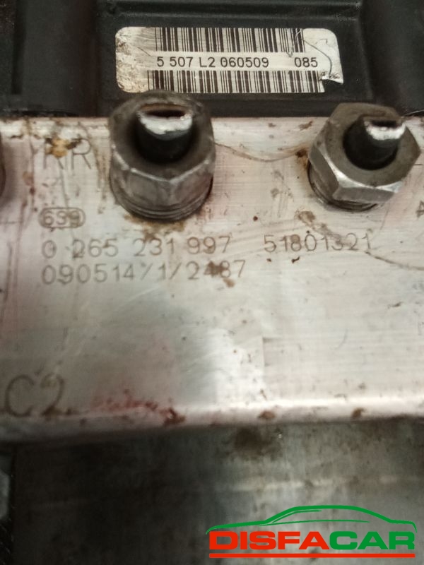 Centralina ABS usata Fiat Fiorino CITROEN NEMO 2008, codice 0265231997 – foto 3 di 8