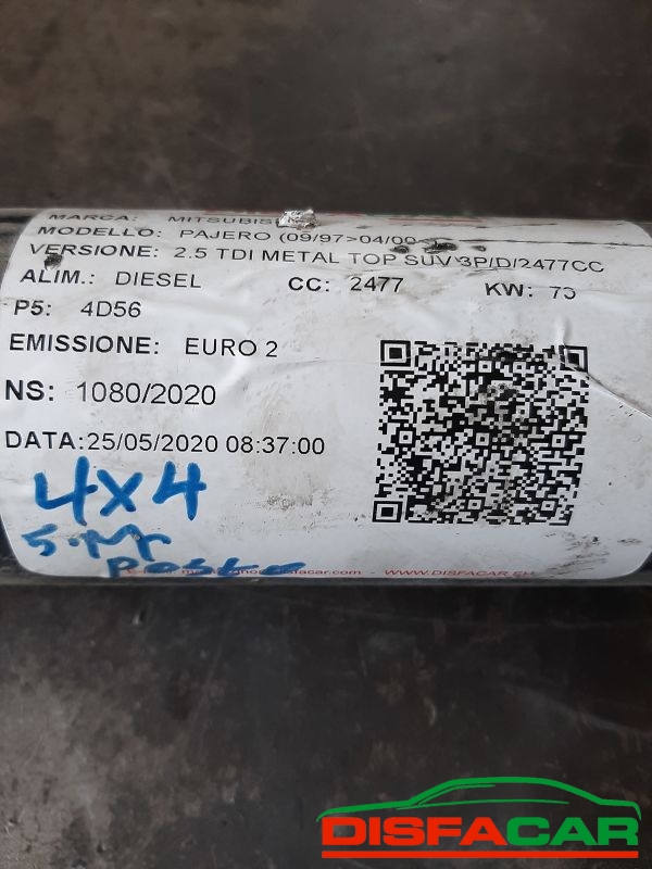 Albero di trasmissione usato Mitsubishi Pajero 1997 – foto 8 di 8