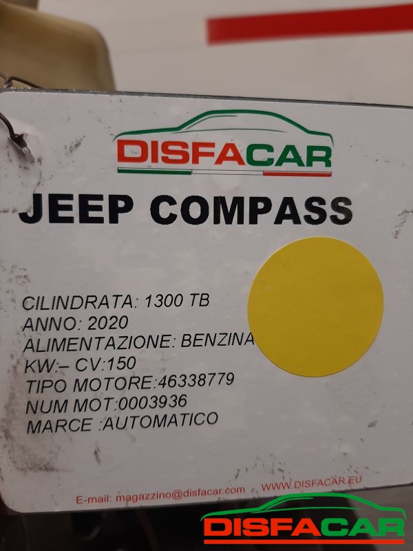 Cambio usato Jeep Compass MANCA CENTRALINA 2020, codice c750.7.25.11 – foto 12 di 13