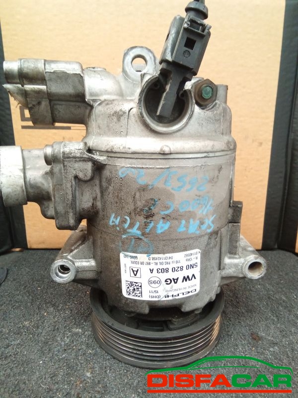 Compressore clima usato Seat Altea GOLF 6A SERIE- POLO 6R 2004, codice 5n0820803a – foto 4 di 10