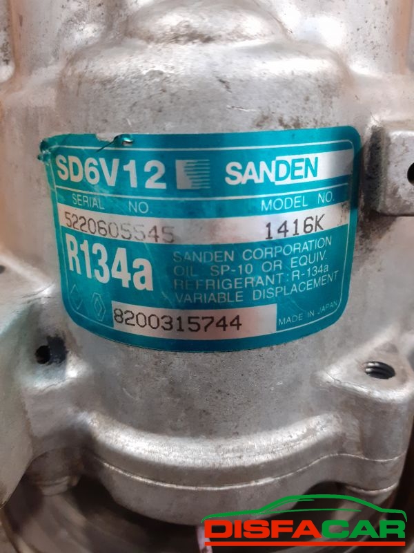 Compressore clima usato Renault Kangoo CLIO 2A SERIE 2003, codice 1416k – foto 3 di 10