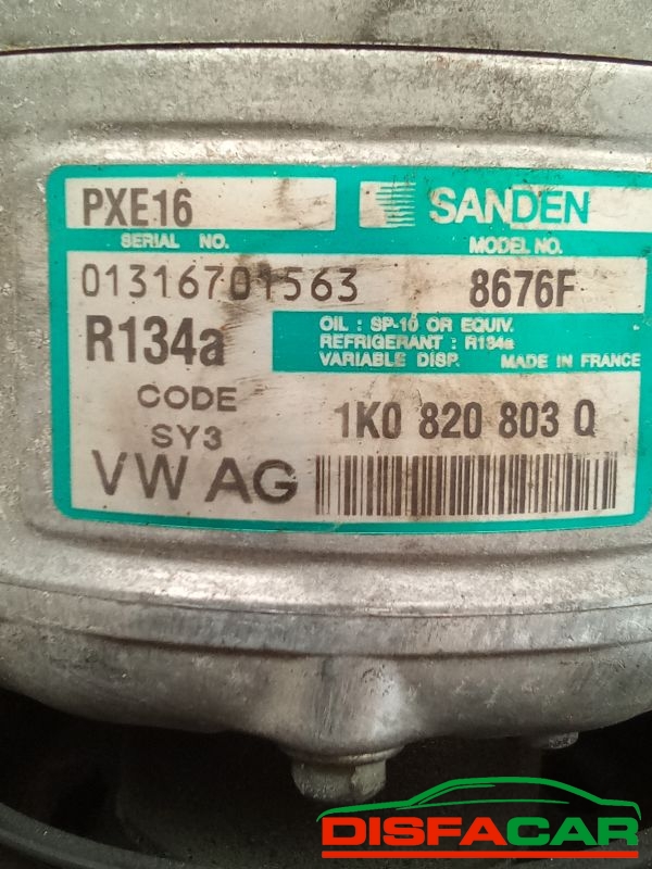 Compressore clima usato Volkswagen Golf 5A SERIE, AUDI A1, A3, TT, SEAT ALTEA, LEON, SKODA OCTAVIA… – foto 3 di 10