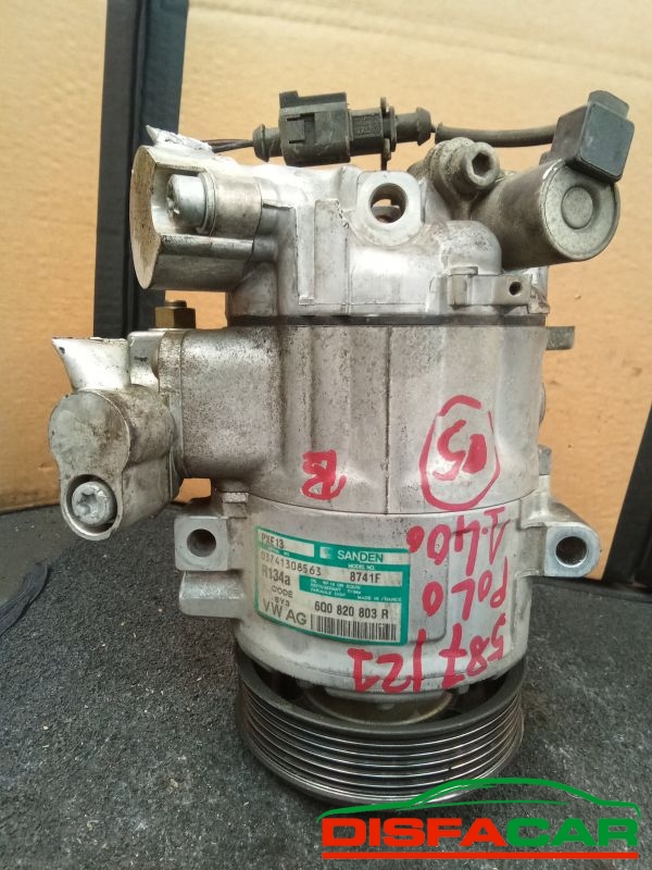 Compressore clima usato Volkswagen Polo 4A SERIE, SEAT CORDOBA, IBIZA,SKODA FABIA 2000, codice 8741f – foto 4 di 10