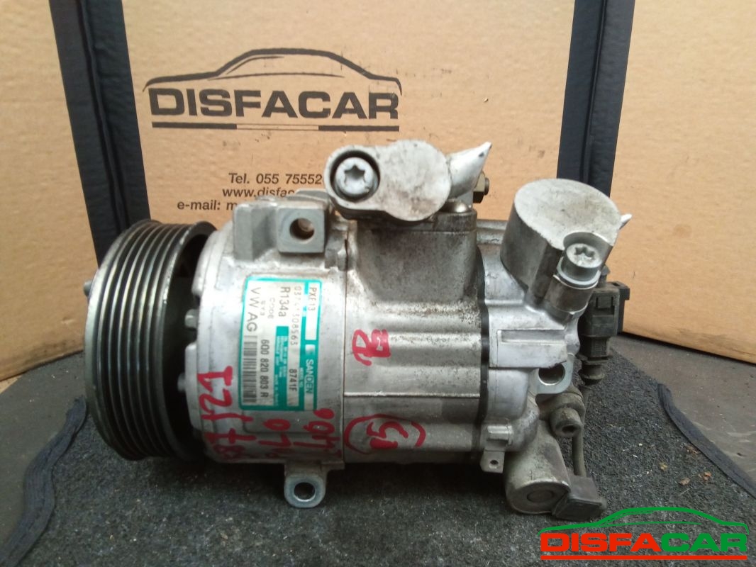 Compressore clima usato Volkswagen Polo 4A SERIE, SEAT CORDOBA, IBIZA,SKODA FABIA 2000, codice 8741f – foto 2 di 10