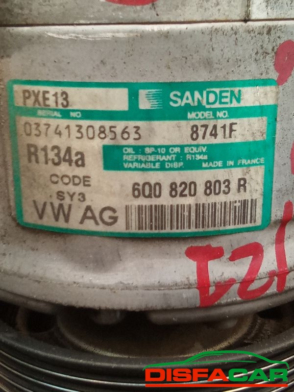 Compressore clima usato Volkswagen Polo 4A SERIE, SEAT CORDOBA, IBIZA,SKODA FABIA 2000, codice 8741f – foto 3 di 10