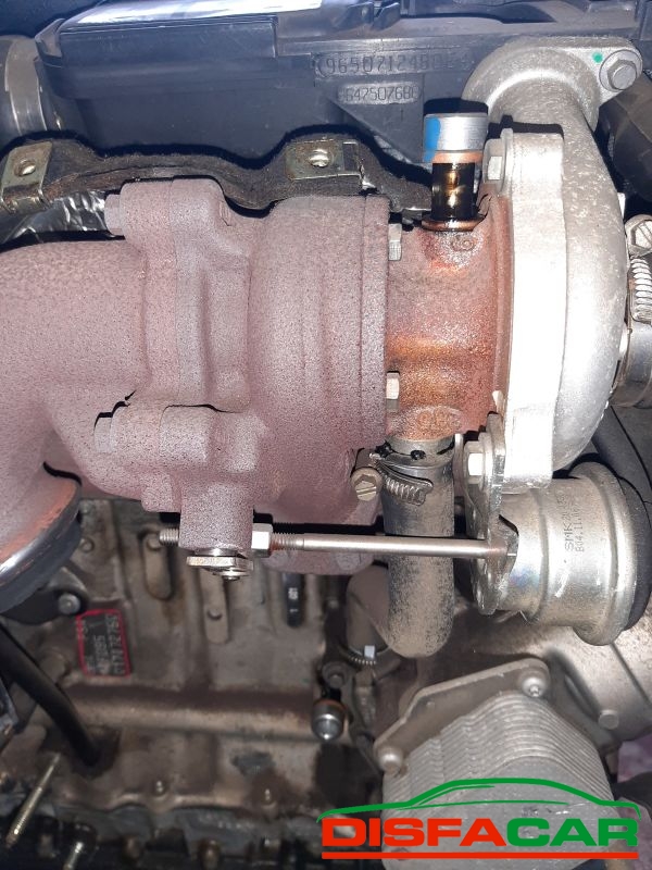Motore usato Peugeot 206 (MANCA TUBO IN FERRO TURBINA) 1998, codice 8HZ – foto 2 di 12
