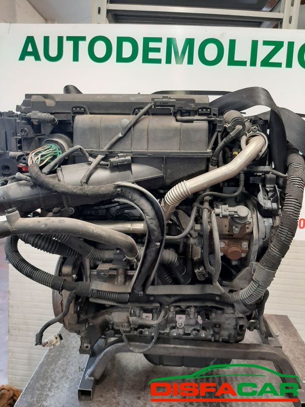 Motore usato Peugeot 206 (MANCA TUBO IN FERRO TURBINA) 1998, codice 8HZ – foto 7 di 12