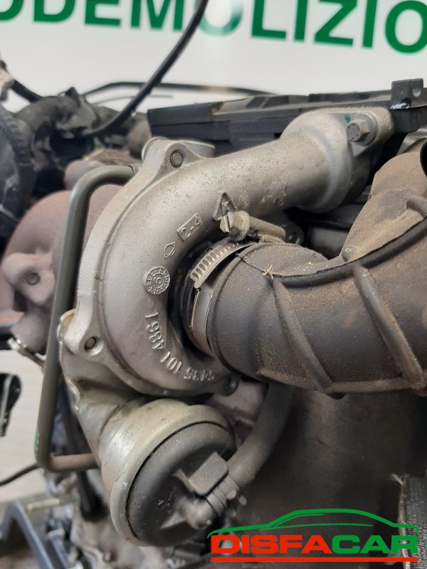 Motore usato Peugeot 206 (MANCA TUBO IN FERRO TURBINA) 1998, codice 8HZ – foto 5 di 12