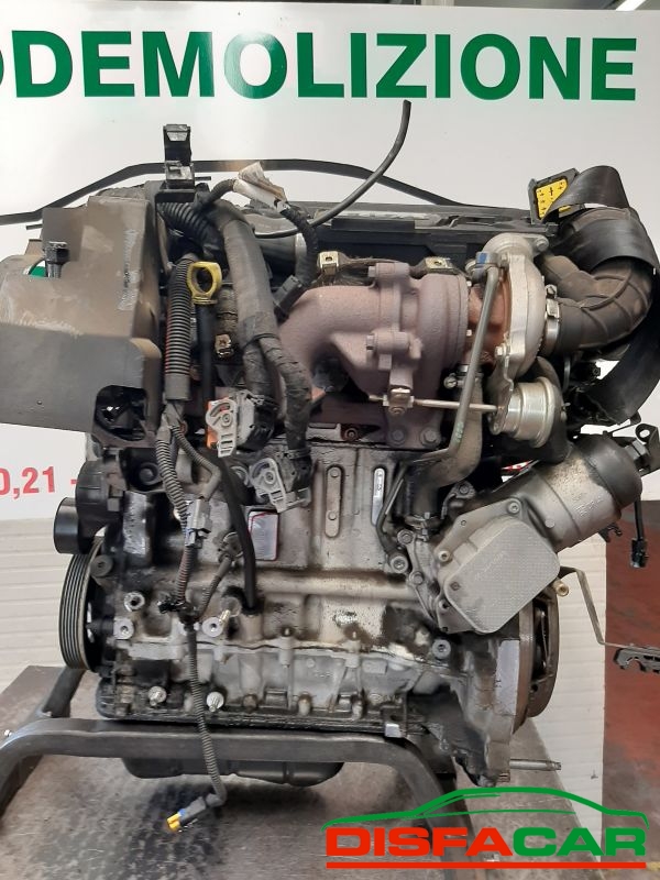 Motore usato Peugeot 206 (MANCA TUBO IN FERRO TURBINA) 1998, codice 8HZ – foto 3 di 12