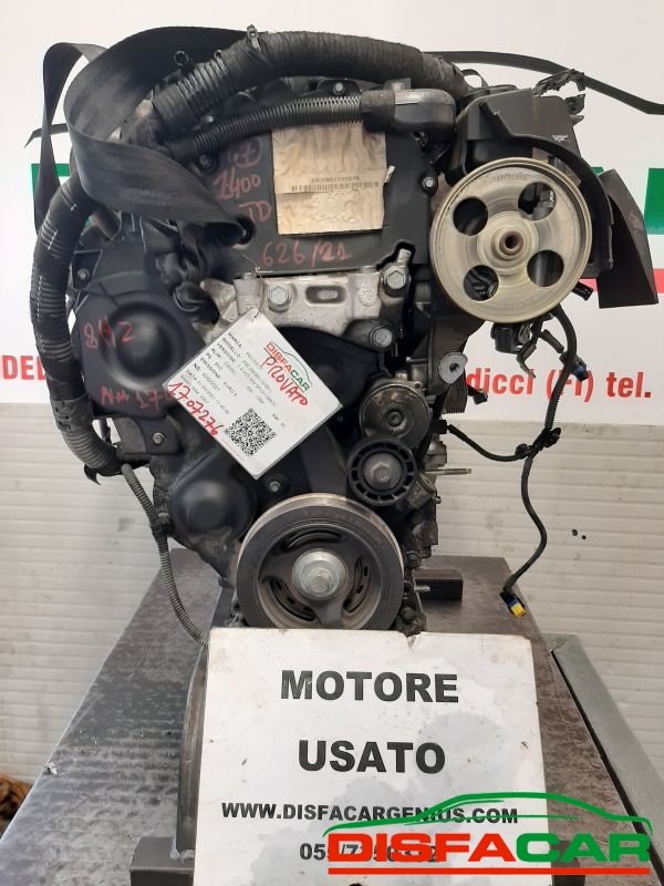 Motore usato Peugeot 206 (MANCA TUBO IN FERRO TURBINA) 1998, codice 8HZ – foto 12 di 12