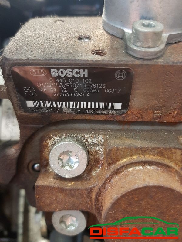 Motore usato Peugeot 206 (MANCA TUBO IN FERRO TURBINA) 1998, codice 8HZ – foto 9 di 12
