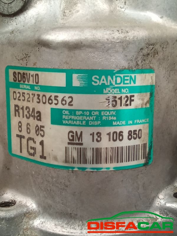 Compressore clima usato Suzuki Swift 4A SERIE - IGNIS 2004, codice 1512f – foto 3 di 10