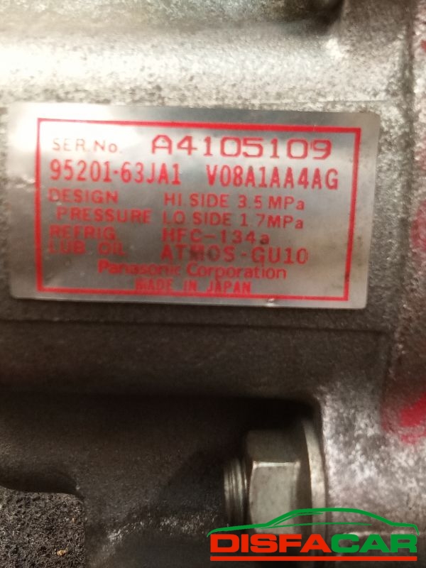 Compressore clima usato Suzuki SX4 SWIFT 2004, codice M16A – foto 3 di 10
