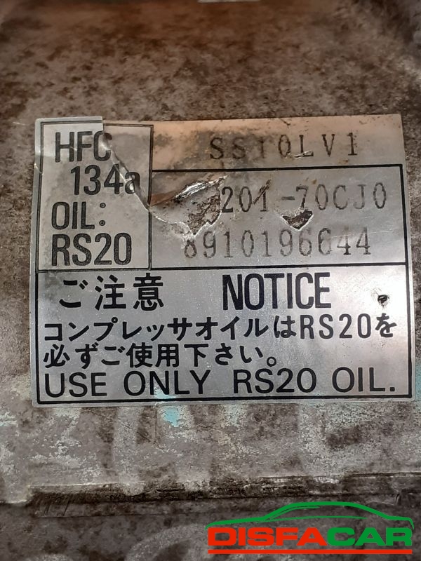 Compressore clima usato Suzuki Baleno VITARA 1995, codice G16B – foto 2 di 9