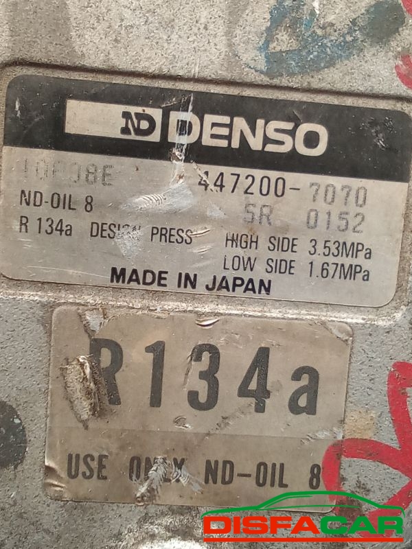 Compressore clima usato Suzuki Vitara ALTO 1991, codice G16B – foto 3 di 10