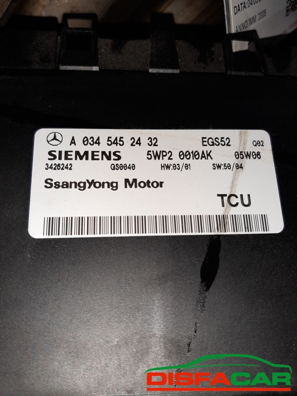 Cambio usato Ssangyong REXTON 2 serie 4x4 AUTOMATICO 2006, codice 665925 – foto 10 di 12