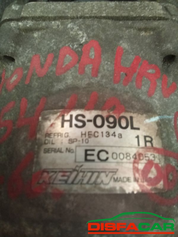 Compressore clima usato Honda HR-V 1A SERIE 1998, codice D16W1 – foto 3 di 10