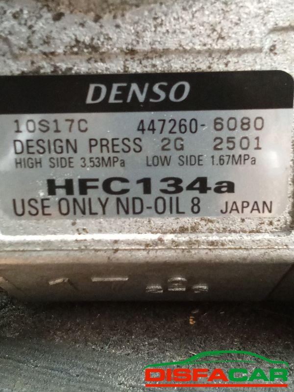 Compressore clima usato Honda CR-V 2A SERIE 2002, codice 447260-6080 – foto 3 di 10