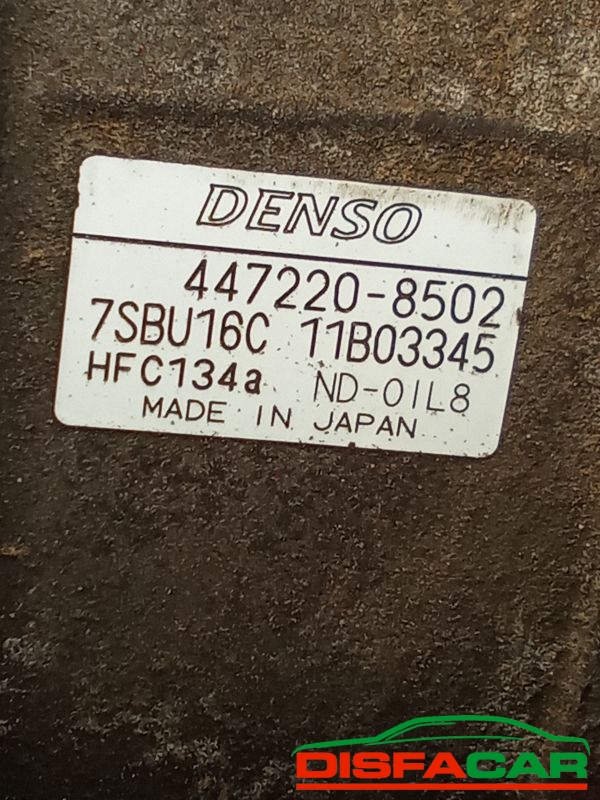 Compressore clima usato Land Rover Freelander 1A SERIE 1998, codice denso – foto 3 di 10
