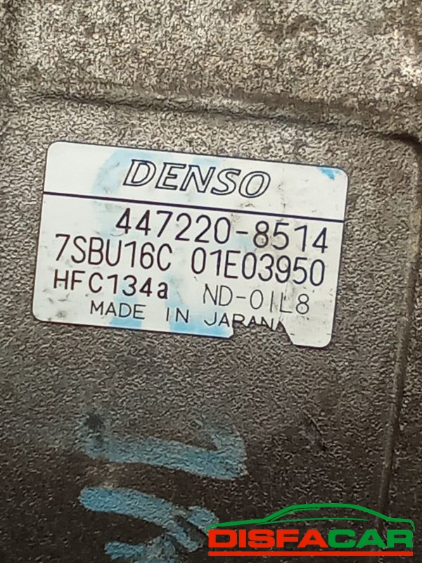 Compressore clima usato Land Rover Freelander 1A SERIE 2002, codice 204D3 – foto 3 di 10