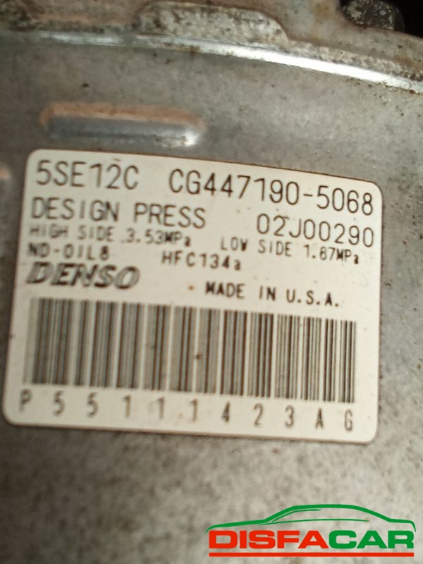Compressore clima usato Jeep Compass (MK) - DODGE 2006, codice BYL – foto 3 di 12