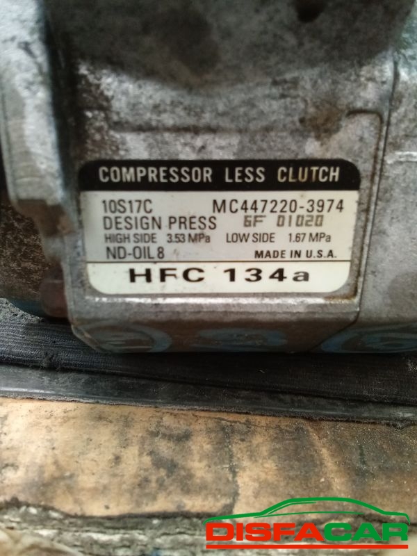 Compressore clima usato Jeep Cherokee 3A SERIE 2002, codice mc447220-3974 – foto 3 di 10